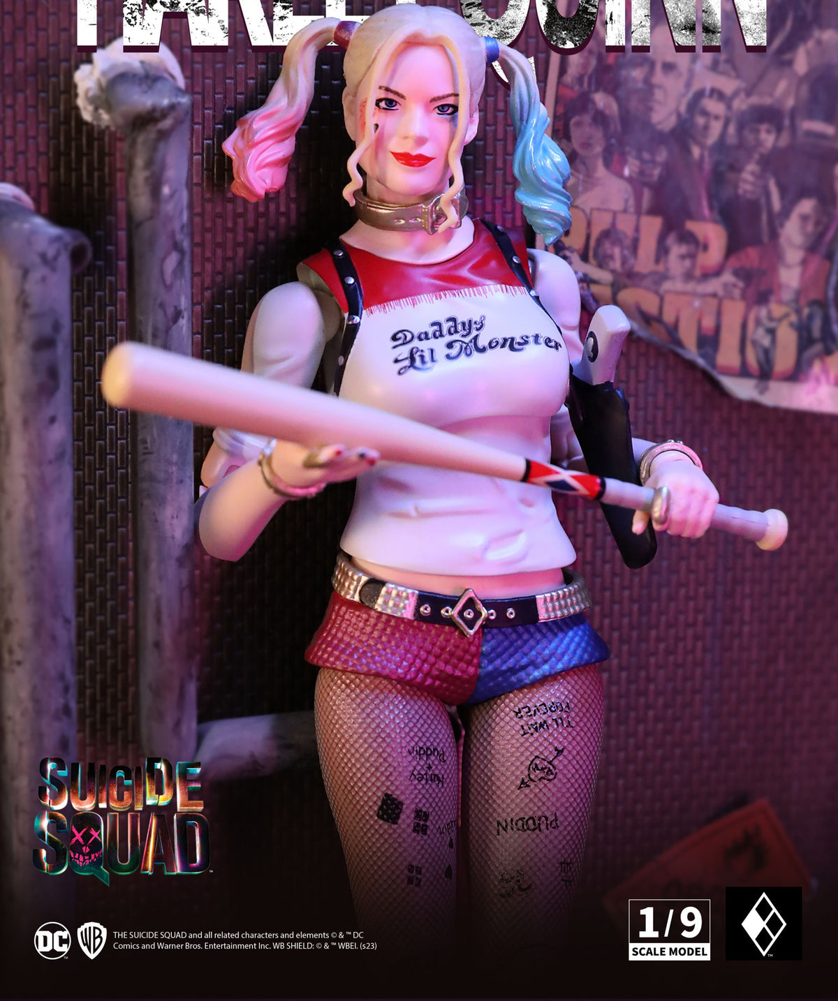 FondJoy DC Harley quinn 1/9 scale Action Figure
