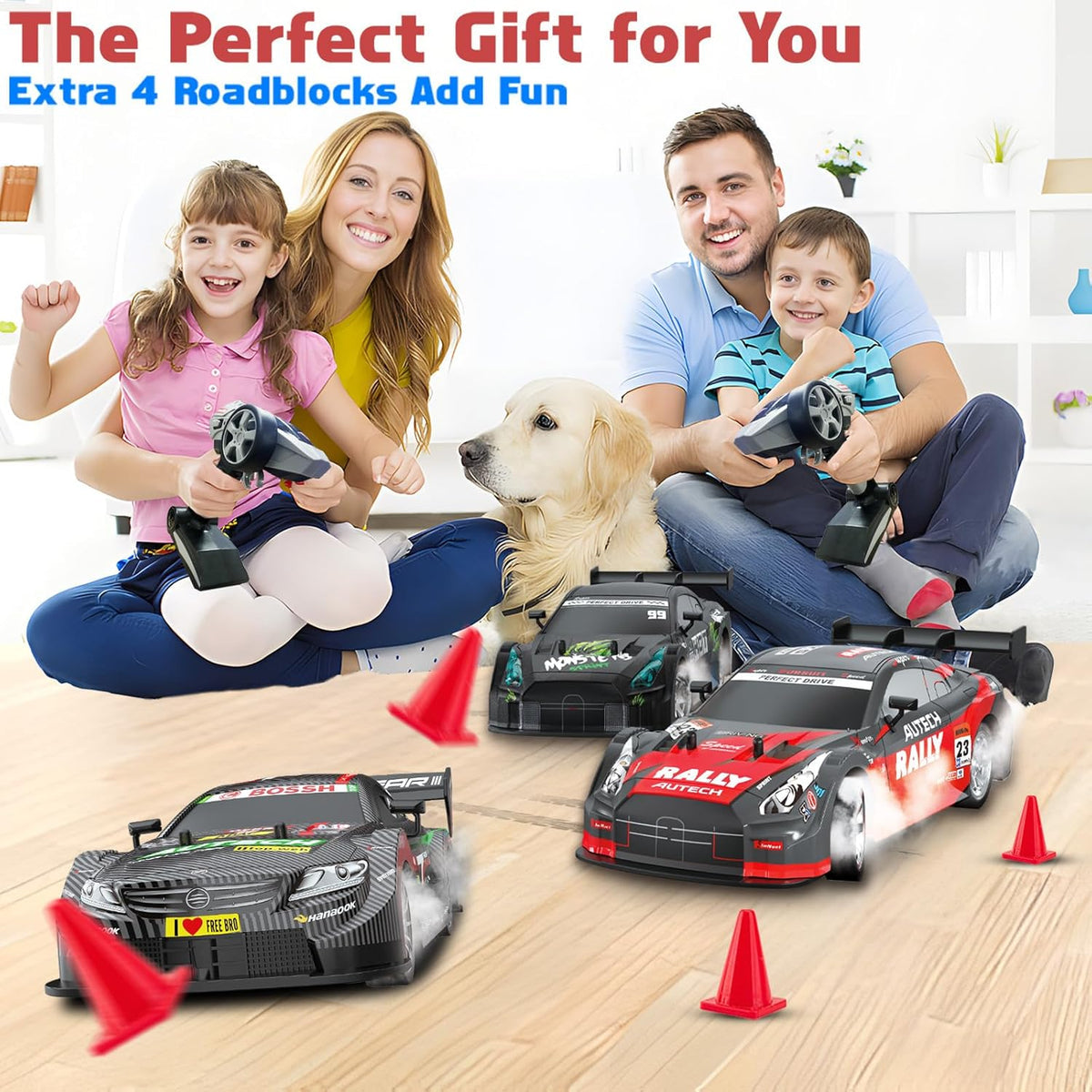 Rally RC Drift Car 2.4GHz, 1/16 Remote Control Car
4WD RC Cars Fast Drifting
Car