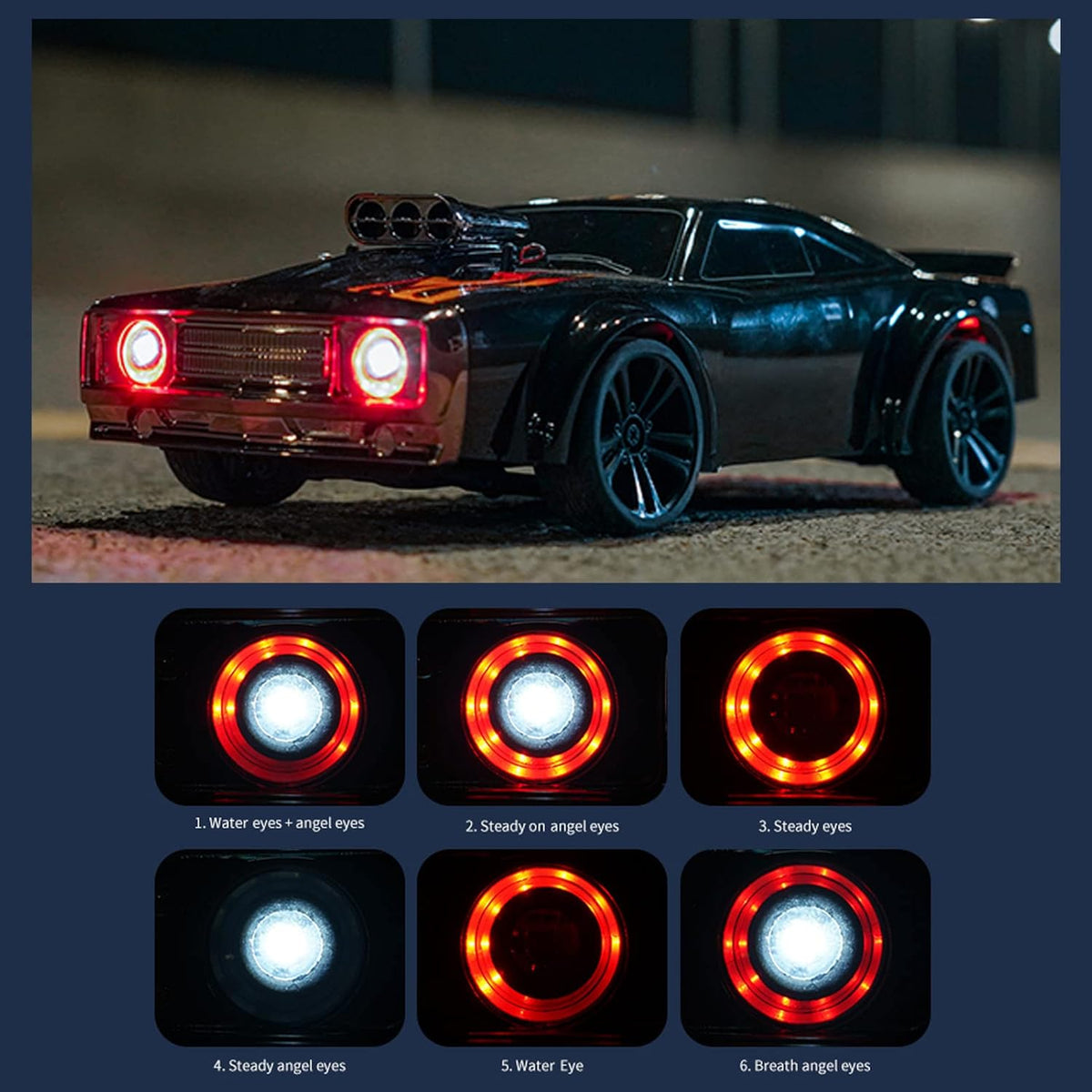 Pro RC Drift Car 2.4GHz, 1/16 Scale Car 4WD RC
Cars Fast Drifting Car
60KM/H