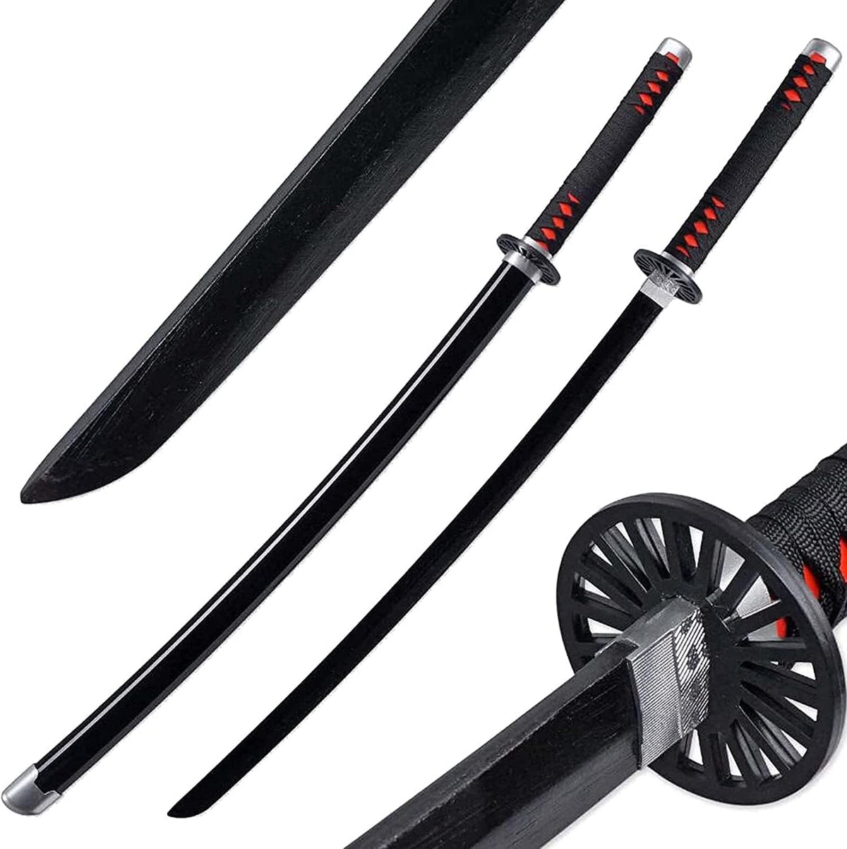 Red & black Satoman Tanjiro Kaigaku Sword
104cm