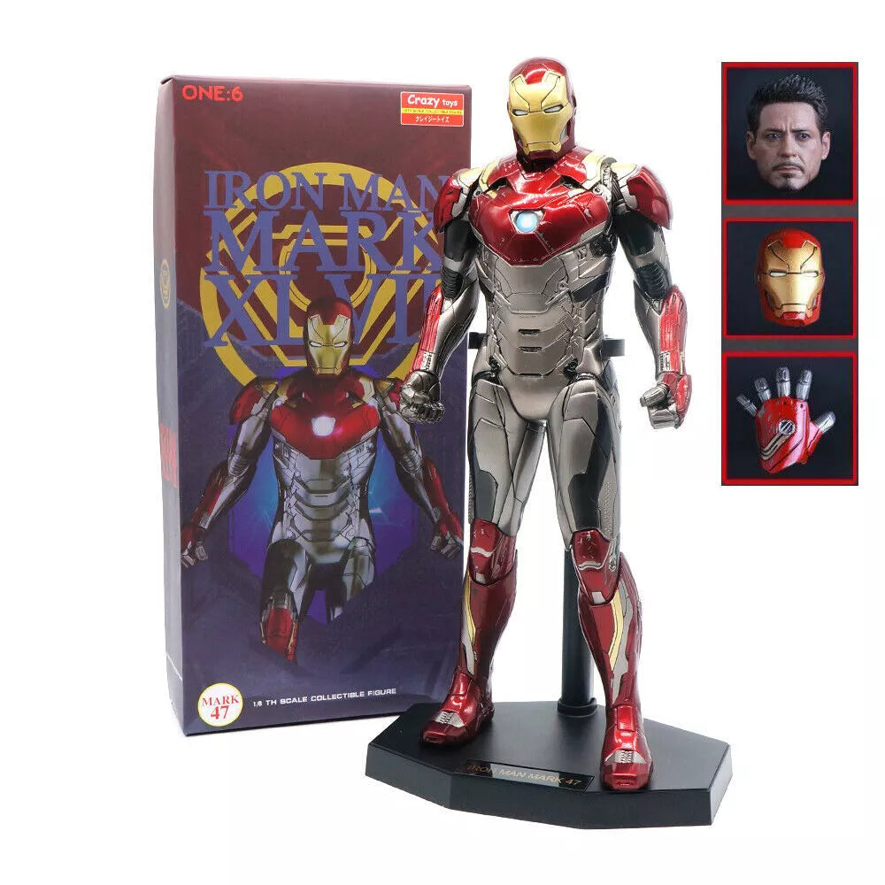 Crazy Toys Marvel Hero Homecoming Iron man
MK47 1/6TH Model Action
Figure | 40Cm