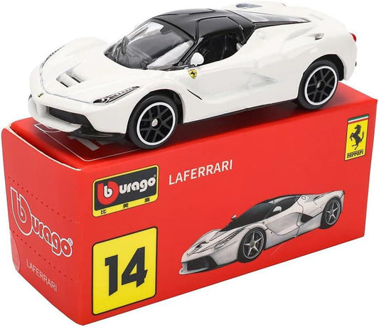 Bburago 1:64 Scale 1:64
Scale Ferrari Series Model Diecast Metal [Laferrari
White]