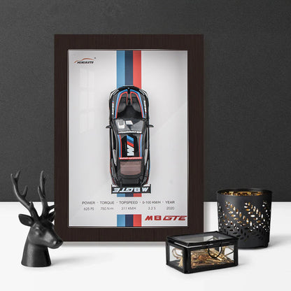 MiniAuto 1: 32 Diecast Metal 3D Car Frame Car
Model (BMW - M8 GTE)