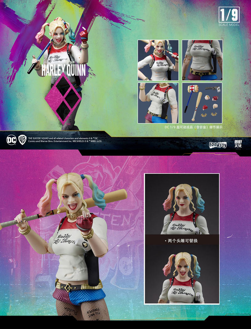 FondJoy DC Harley quinn 1/9 scale Action Figure
