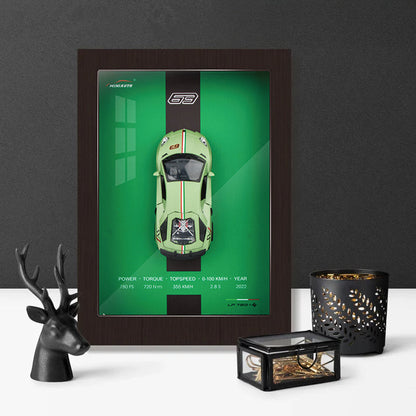 MiniAuto 1: 32 Diecast Metal 3D Car Frame Car
Model [LP780-4]