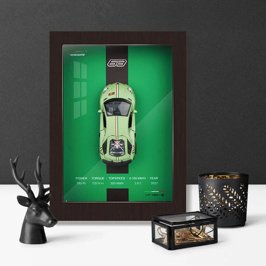 MiniAuto 1: 32 Diecast Metal 3D Car Frame Car
Model [LP780-4]