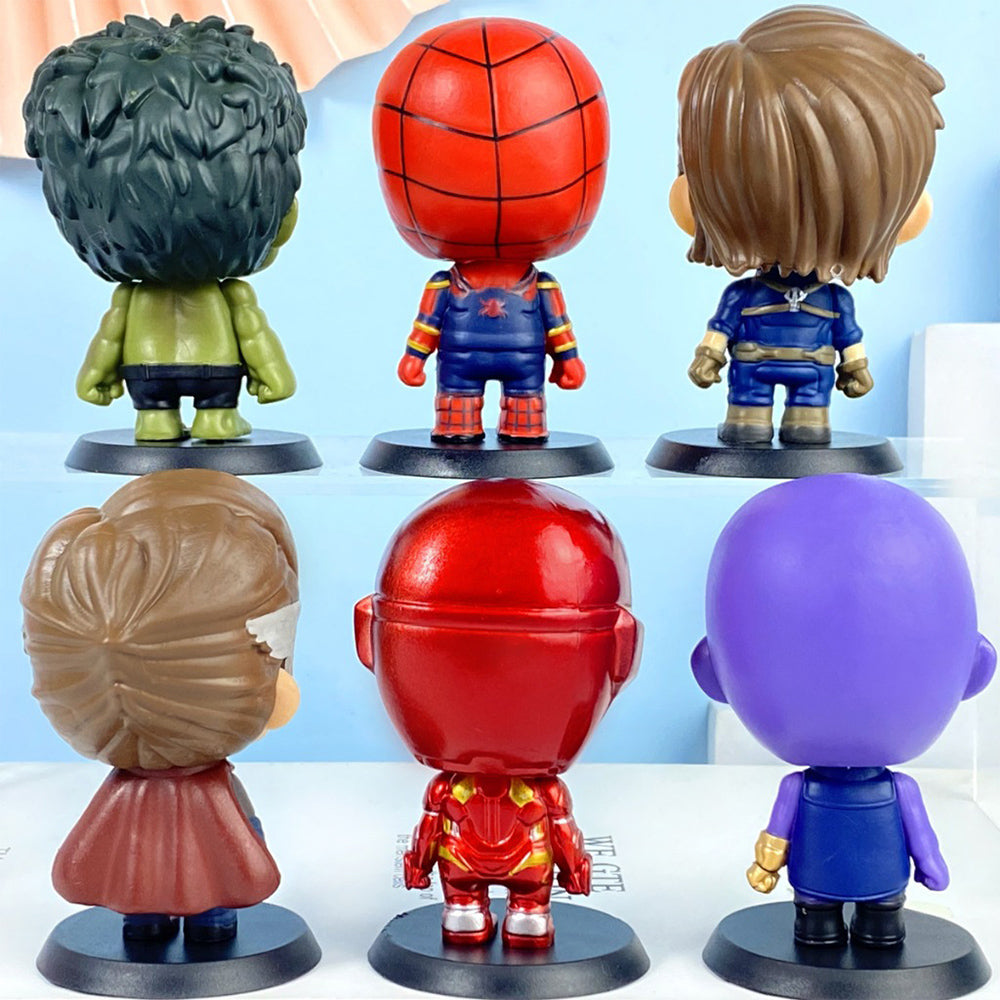 Avengers skeleton [8 cm /Set of 6], Half Anatomy Figure, Chibi PVC Anime
Toys