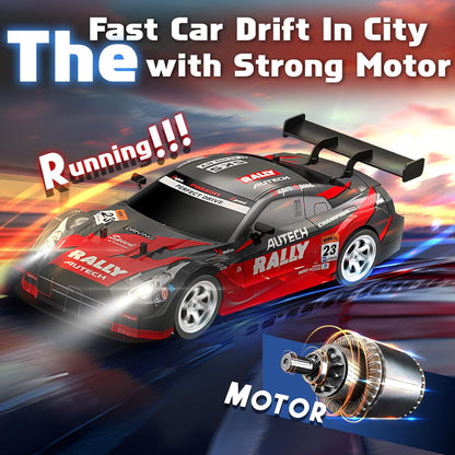 Rally RC Drift Car 2.4GHz, 1/16 Remote Control Car
4WD RC Cars Fast Drifting
Car