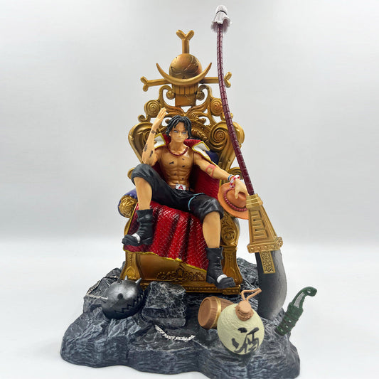 One Piece Portgas D Ace On Throne White Beard
30cm Action Figure