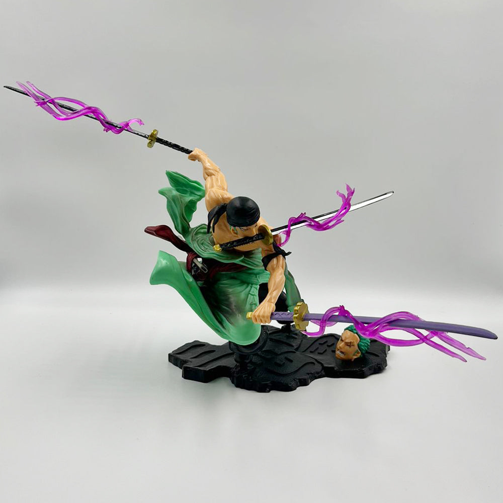 One Piece Zoro Action
Figure 19cm (Two Heads)