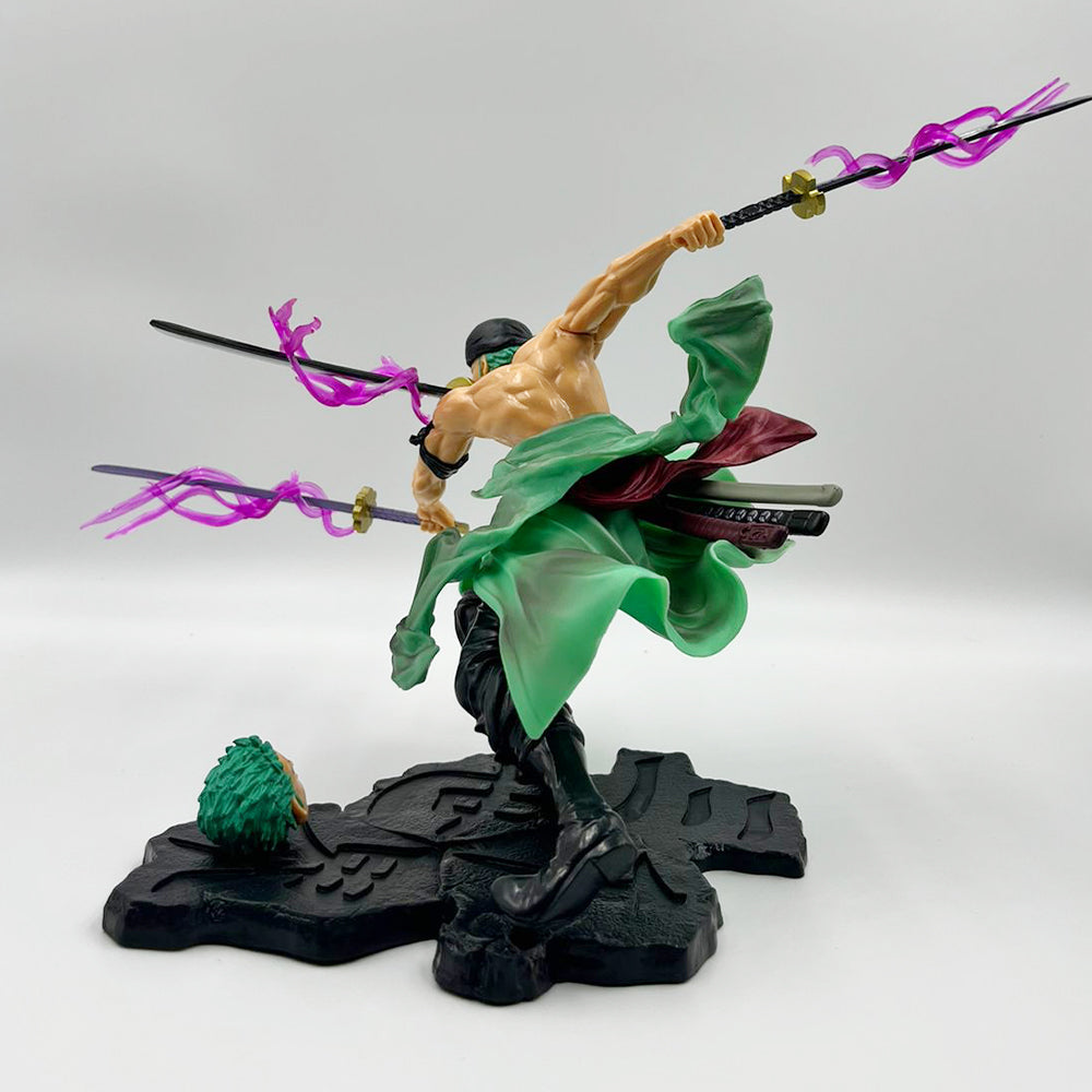 One Piece Zoro Action
Figure 19cm (Two Heads)