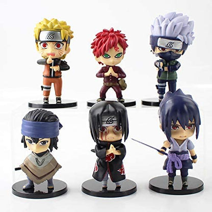 Naruto Sasuke Itachi
Kakashi 10 cm Set of 6
Action Figures