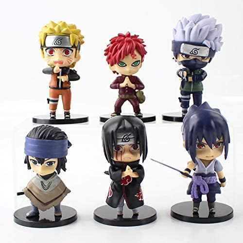 Naruto Sasuke Itachi
Kakashi 10 cm Set of 6
Action Figures