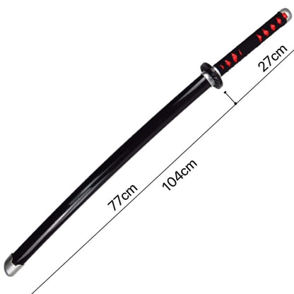 Red & black Satoman Tanjiro Kaigaku Sword
104cm
