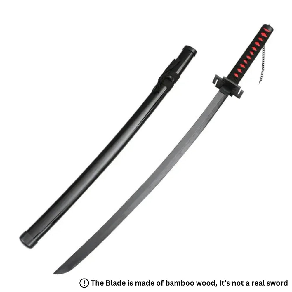 Bleach Ichigo Kurosaki's Zangetsu Wooden Katana
105 Cms
