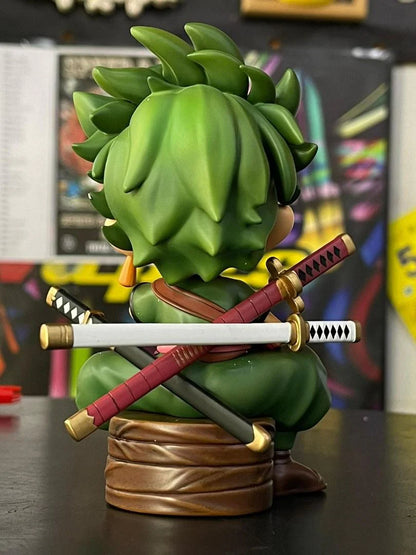 Zoro laughing sitting cute 13cm - One Piece