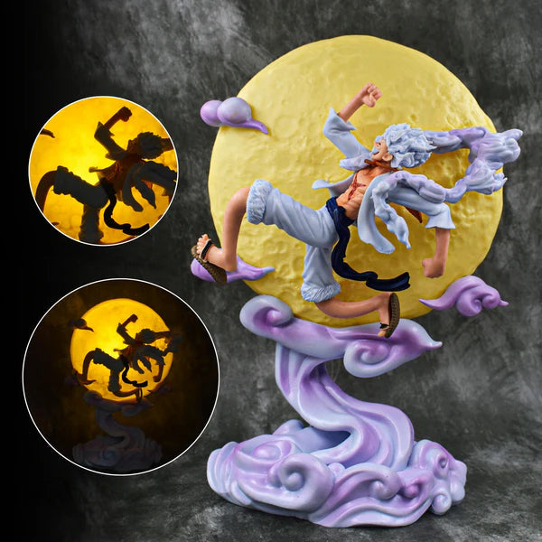 SUN GOD NIKA LUFFY GEAR 5 ACTION FIGURE LAMP (27 CM HEIGHT) - ONE PIECE