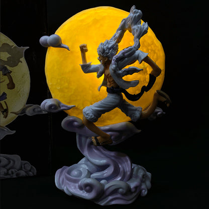 SUN GOD NIKA LUFFY GEAR 5 ACTION FIGURE LAMP (27 CM HEIGHT) - ONE PIECE