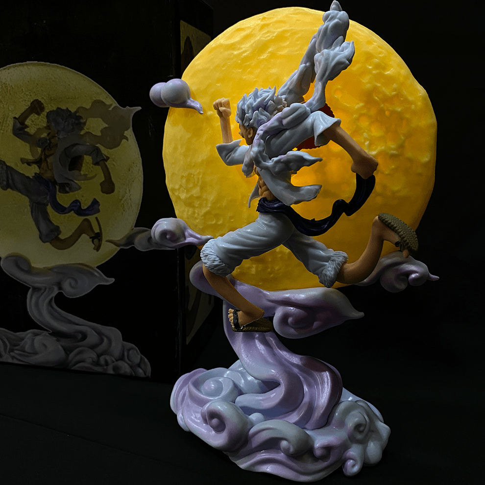 SUN GOD NIKA LUFFY GEAR 5 ACTION FIGURE LAMP (27 CM HEIGHT) - ONE PIECE