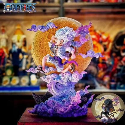 One Piece: Luffy Gear 5 Moon Highly Detailed Lamp - 14cm Action Figure